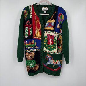 Tiara Heirloom Collectibles Unisex Bear-fific Ugly Christmas Sweater vintage 198